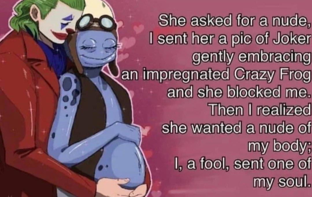 TeamGarf's tweet image. Now a crazy frog poster