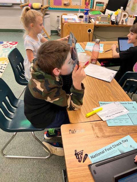 Thanks to all the students who helped with our new "smell technology trial" today!! What a great first day of April!!