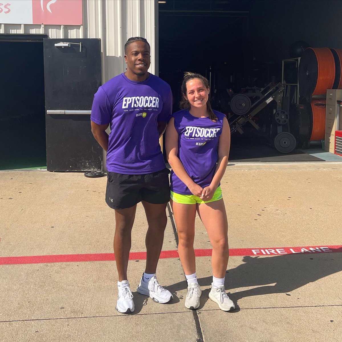 eptsoccer's tweet photo. Friday grinding, getting ready for @DallasCup & @DallasGirlsCup with our girl Savvy.
Also, the matching shirts were totally not planned. Great minds think alike! 😌💯💜
#eptsoccer #eptSolar #dallascup #DIGC #Solar #theblueprint https://t.co/eOdXUT3Lnb