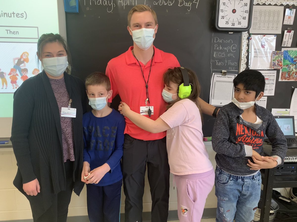 Today we said good-bye to Ms. K and Mr. S as they completed their volunteer practicum. It was wonderful to work with these teacher candidates who are so passionate about Special Education. Thank you for choosing to spend your time with us, we will miss you both! <a href="/LancasterPSLDSB/">LancasterPSLDSB</a>