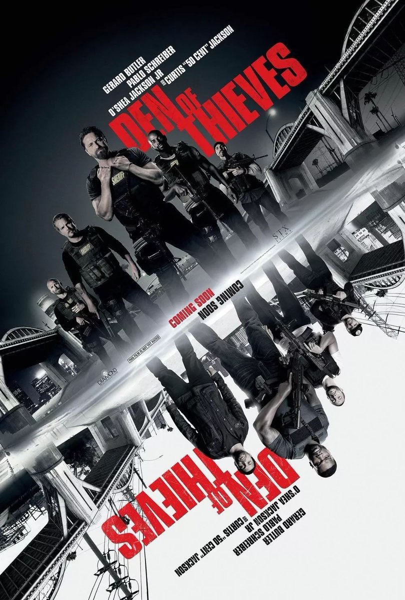 Den of Thieves (2017) is a modern action classic made for a different, better, time. An ultra-hard charging, possibly drunk, gangland detective faces off against a ruthless crew of bank robbers. Entertaining at a level that should not be possible today.