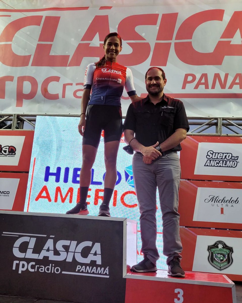 #ClásicaRPC🇵🇦🚴‍♀️
#CiclismoFemCol🇨🇴🚴‍♀️
#VictoriadeColombia🇨🇴🥇🇨🇴🚴‍♀️

Daniela Salcedo🇨🇴 (Descarados Cycling Club) gana la 3 jornada de la Clásica RPC Panamá, segunda fue Milagros Mena🇨🇷 (Construcción Colono Bike) y tercera Lilibeth Chacón🇻🇪 (Team Merquimia).

📷 RPC Radio