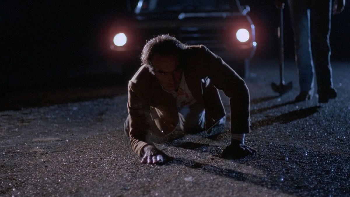 Blood Simple (1984) is a slasher-inspired crime thriller about a simple affair between a Texas bartender and the owner's wife that spirals into a murder for hire and much more.