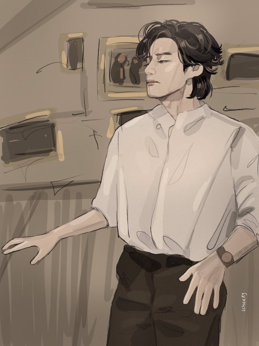 lcheeryart's tweet photo. kim taehyung https://t.co/7FjxzD6VTM