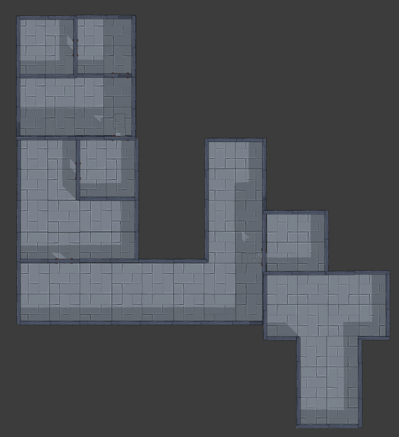 ProfitzTV's tweet photo. More dungeon work. Different wall colors as samples.  Added some stairs in a mock dungeon. My wife helped me with the floor design. It's like our bathroom tile. :) 

#Unity3d #Blender3d #3dmodeling #TheBaldDev #GameDev #IndieDev #Dungeon #DungeonDesigning #FantasyWorld #Lowpoly https://t.co/RlTV9k101c