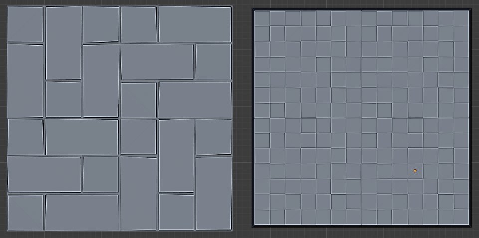 ProfitzTV's tweet photo. More dungeon work. Different wall colors as samples.  Added some stairs in a mock dungeon. My wife helped me with the floor design. It's like our bathroom tile. :) 

#Unity3d #Blender3d #3dmodeling #TheBaldDev #GameDev #IndieDev #Dungeon #DungeonDesigning #FantasyWorld #Lowpoly https://t.co/RlTV9k101c