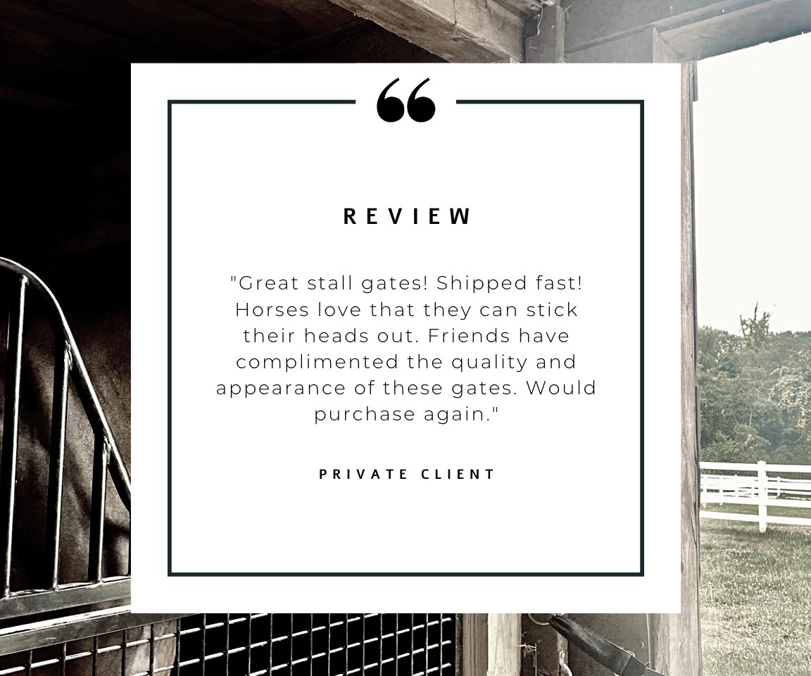 AmericanStalls's tweet photo. Our team works hard to build the finest stabling equipment and support it with a world class, industry-leading customer service. Here is a 5 🌟 Review from a private client. https://t.co/VKsOpVdosz