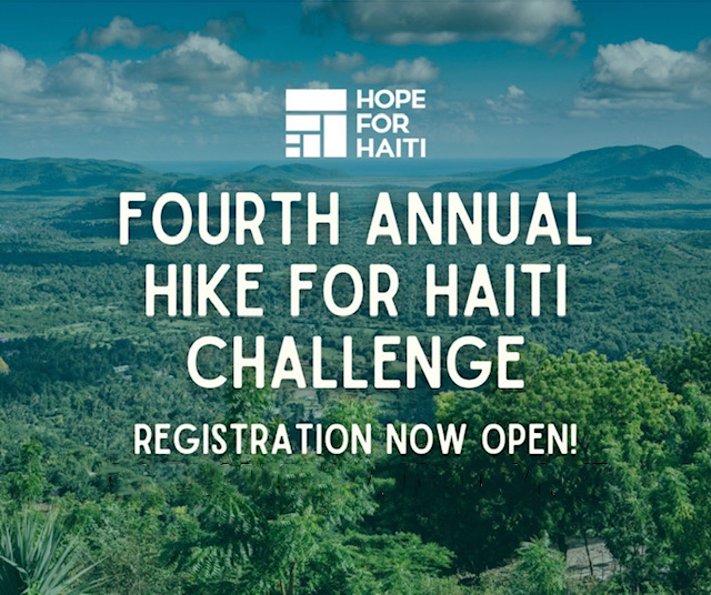 get on your hiking shoes! support the #HikeforHaiti challenge throughout this month to raise much-needed funds for education and healthcare initiatives across @hopeforhaiti partner schools. You can register or donate to the fundraiser here: give.hopeforhaiti.com/event/hike-for…