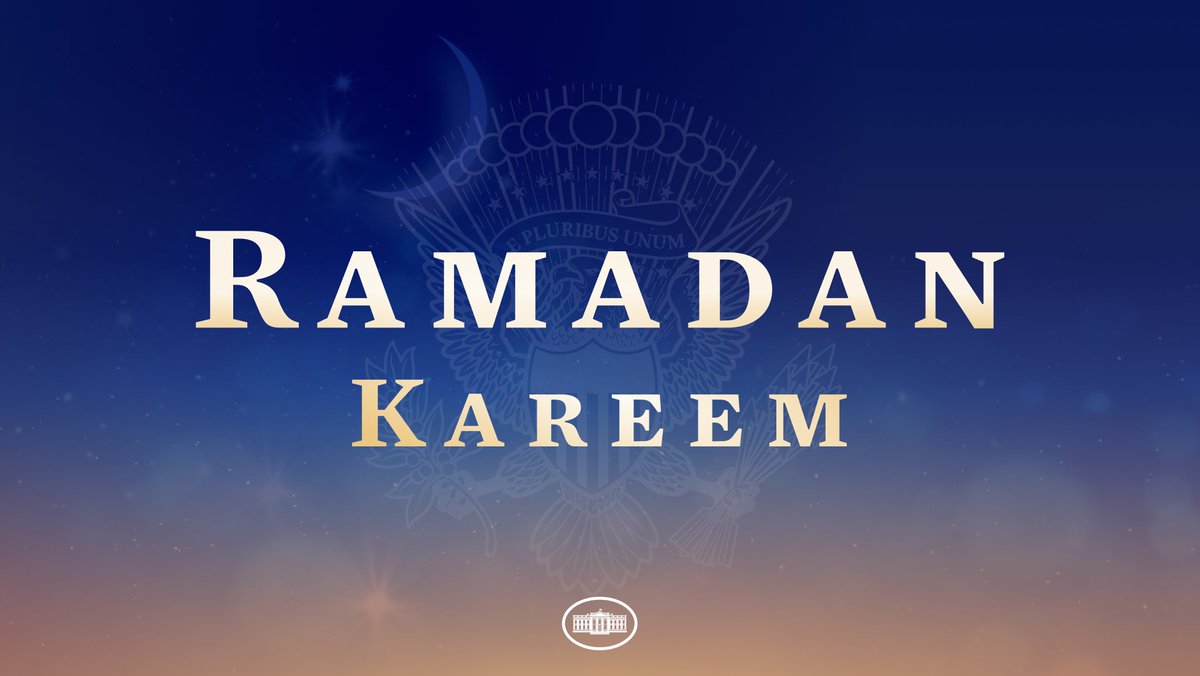 The @SecondGentleman and I wish all Muslims around the world and here at home a blessed Ramadan. Ramadan is a time of deep reflection and sacrifice. We wish your families an inspiring and rewarding month.

Ramadan Kareem—a Happy Ramadan!
