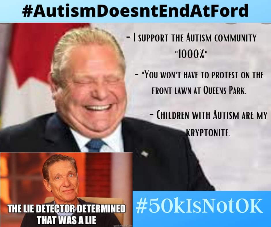 My son is one of the 53K waiting. Waiting 4 years is NOT okay.
Not okay for any of the children waiting 4, 5, 6 years or more like they have been for the services needed.
#50KIsNotOk 
#AutismDoesntEndAtFord 
THIS HAS TO STOP! DO BETTER!
<a href="/fordnation/">Doug Ford</a> 
@ToddSmithPC 
@DrFullertonMPP