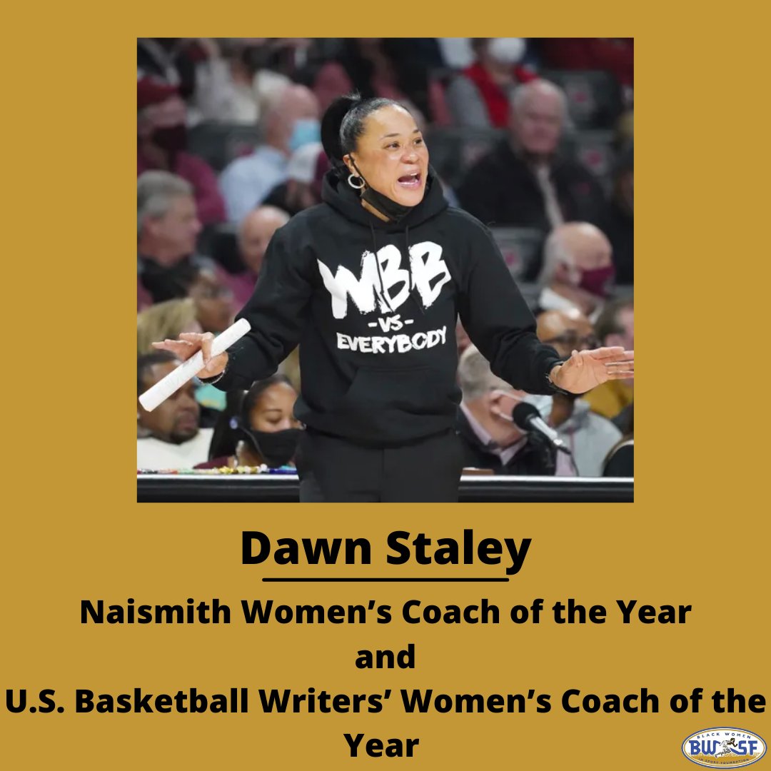Congratulations to <a href="/dawnstaley/">dawnstaley</a> for being named both the Naismith AND U.S. Basketball Writers Association's Women's Coach of the Year!