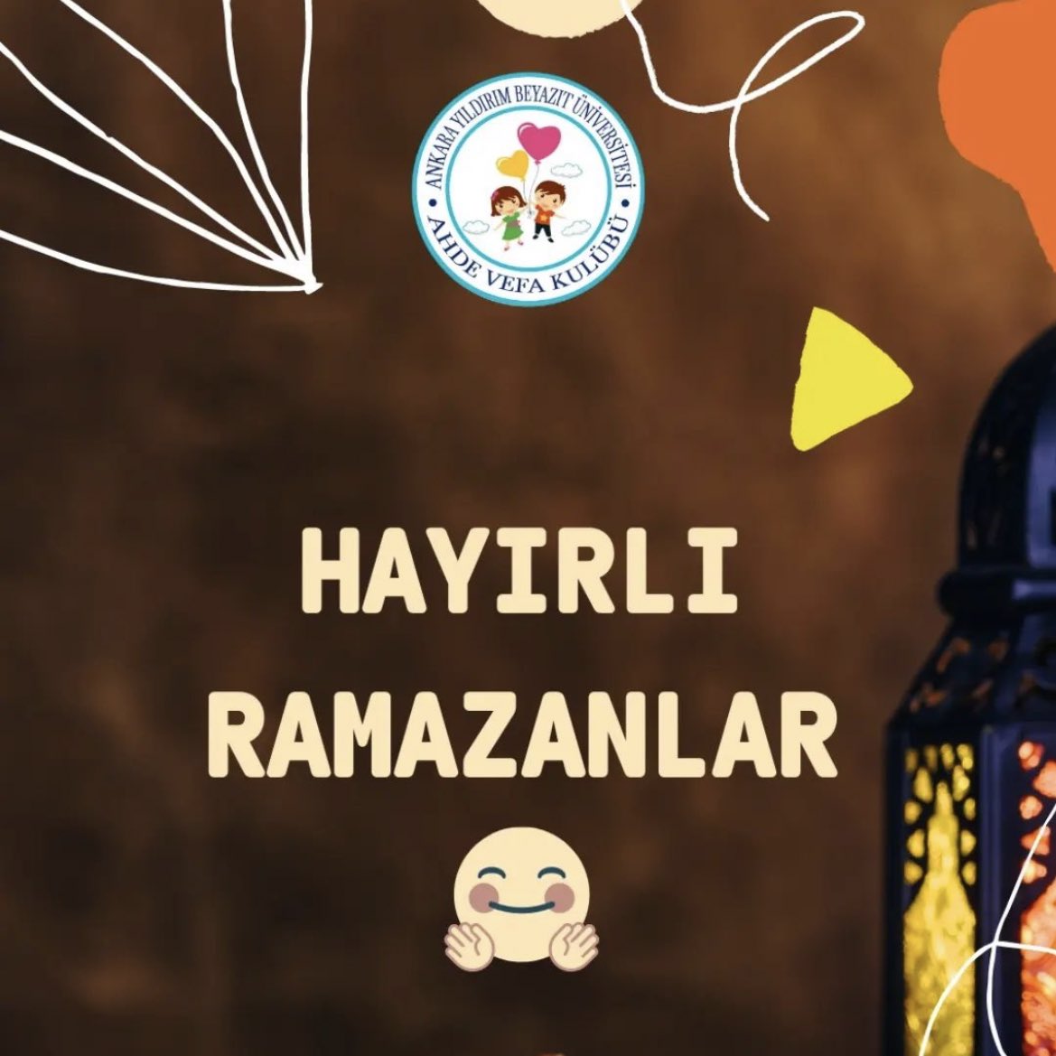 Hayırlı Ramazanlar ☺️