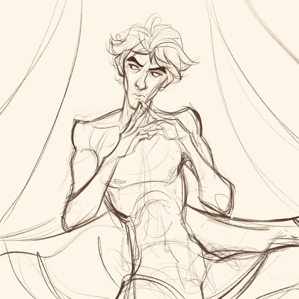 「Warm up sketch of Viktor #viktorarcane 」|Kallie LeFave 💙💛(Commissions Closed)のイラスト