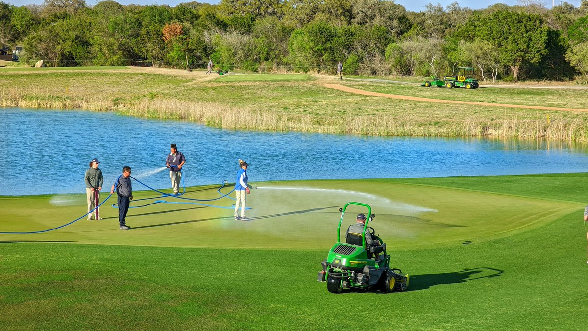 Preparation for Round 3 of the @valerotxopen begins the night before!