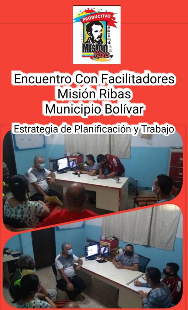 Facilitadores de <a href="/fundacion_ribas/">Fundación Misión Ribas</a> del mcpio. Bolivar #Tachira realizaron su respectivo encuentro de estrategia de planificación y trabajo <a href="/MPPEDUCACION/">MPPEDUCACION</a> @ZonaEducTachira <a href="/Berzabethg1/">Berzabethgandicaoficial</a> <a href="/maryany427/">Maryan Ontiveros</a> <a href="/NicolasMaduro/">Nicolás Maduro</a> <a href="/FreddyBernal/">Freddy Bernal</a> <a href="/yelitzePSUV_/">Yelitze Santaella</a> <a href="/fundacion_ribas/">Fundación Misión Ribas</a>