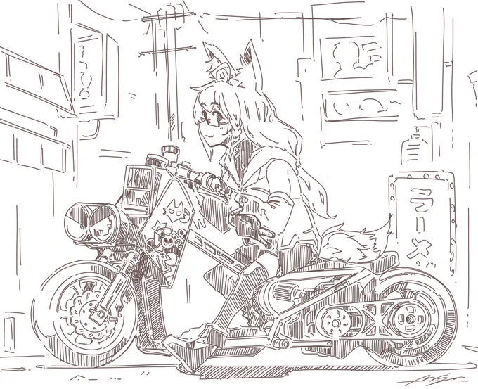 #絵フブキ 
#ホロドライブ
#ホロ妄想埋め立て地 