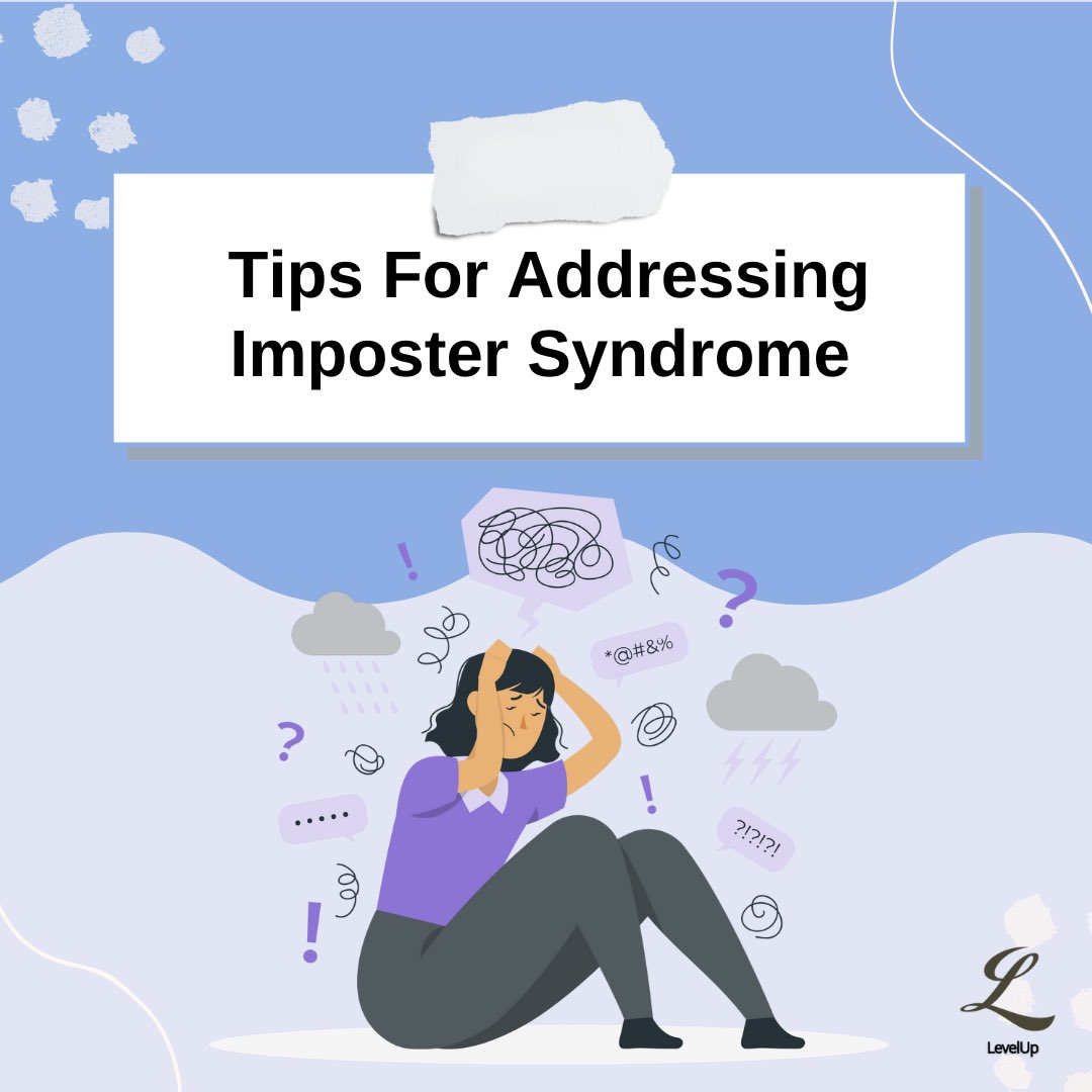 level_up_app's tweet photo. You’re not alone in feeling like an imposter at work. Here are 3 tips to address imposter syndrome! Have any more tips to add? Share them with us in the comments below! 👇

Source: https://t.co/RkReNOaf8Q 
https://t.co/ygqsW9zTjQ

#levelup #levelupapp #impostersyndrome https://t.co/odR5HjVhaP