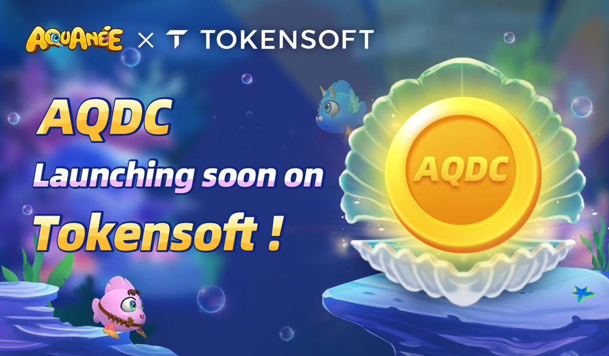 aquanee's tweet photo. 🚨 UPDATE 🚨

💥 We are excited to announce to you that #AQUANEE #IDO is soon launching on @TokensoftInc  

❗️ Stay tuned for more details to follow soon! 🤩 🤩

 #Tokensoft #GameFi #Metaverse https://t.co/aj53NNPGiW