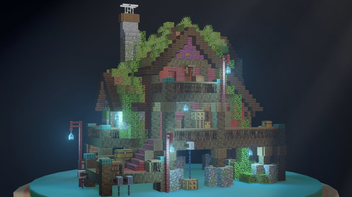 JakobeCraft's tweet photo. Just messing around a little with mangrove. #Minecraft https://t.co/y3DHLt023p