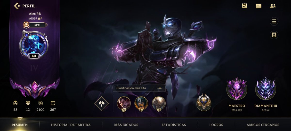 Alex86519160's tweet photo. @FichajesLoLWR 

Línea: Top Lane 

Champion pool : decente 

Disponibilidad horaria : Tarde noche 

Soy bastante relajado , estoy buscando equipo para mejorar como jugador y quizás terminar como jugador profesional 

De ante mano gracias :) https://t.co/d531hvybzP
