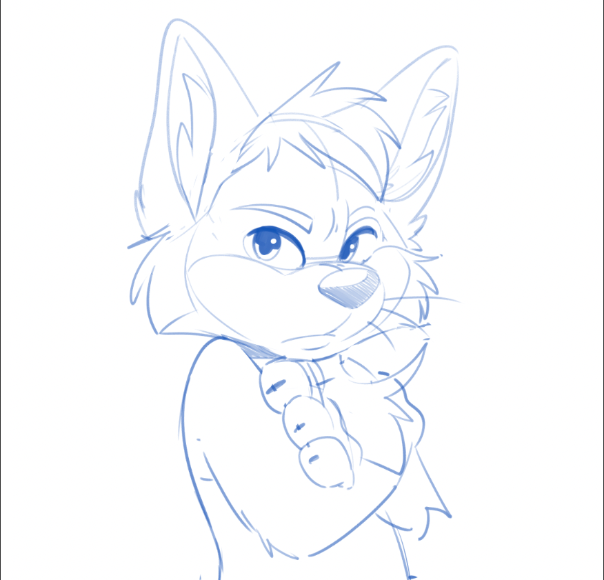 KoidelCoyote's tweet photo. doodle of an angry doggy https://t.co/WCGub1Izn3