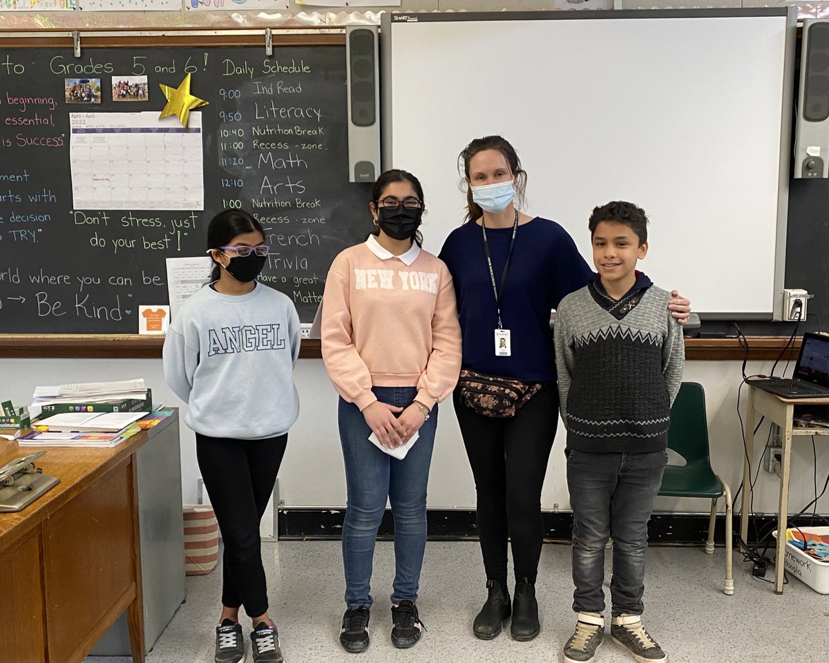 MsKhasClass's tweet photo. We had the privilege of learning about Ramadan from three of the students in the class in our Grade 5/6 class @WinstonPSLDSB school today. We learned how we can best support them and were enlightened by their personal experiences and sharing. #alwayslearning #respectandreflection https://t.co/D6BeoCvZsi