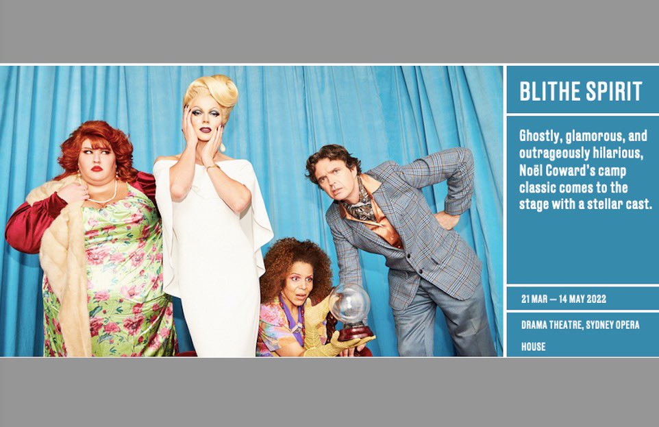 Off to see <a href="/SydneyTheatreCo/">SydneyTheatreCompany</a>’s BLITHE SPIRIT at <a href="/SydOperaHouse/">Sydney Opera House</a> #STCBlitheSpirit instagram.com/p/Cb1K-gYvvy4/…