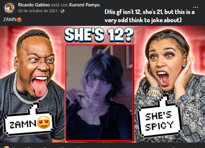 ShizuneAndy's tweet photo. @marblesodaart And all these also made up? Why would you do suggesive jokes like these or put the face of a child on a sex doll? Doesn't matter if the kid is popular or no for a meme, it's disgusting https://t.co/C20STnY4q6