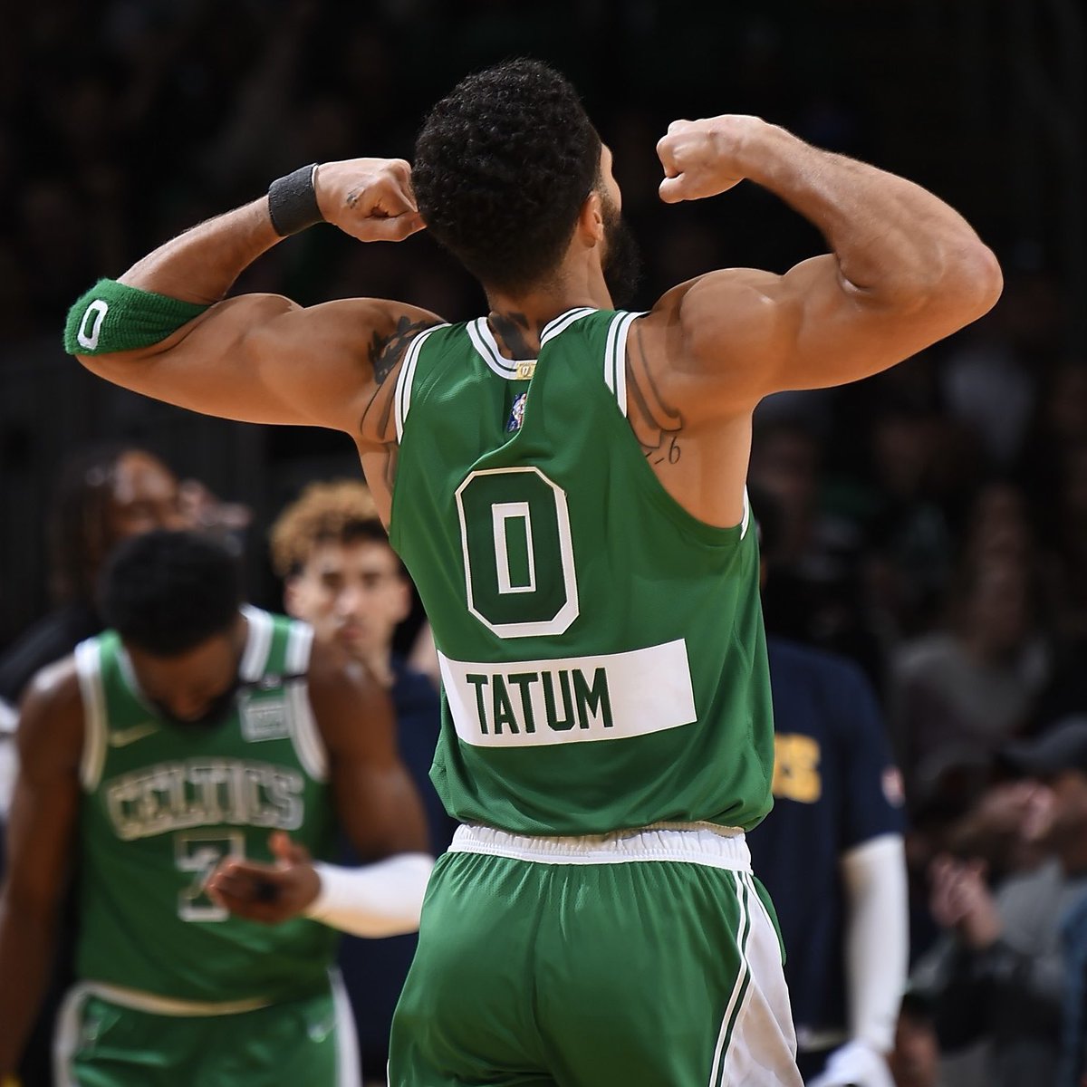 celtics's tweet photo. .@jaytatum0 is FIRED UP💪🏽🗣 https://t.co/z8e077kOii