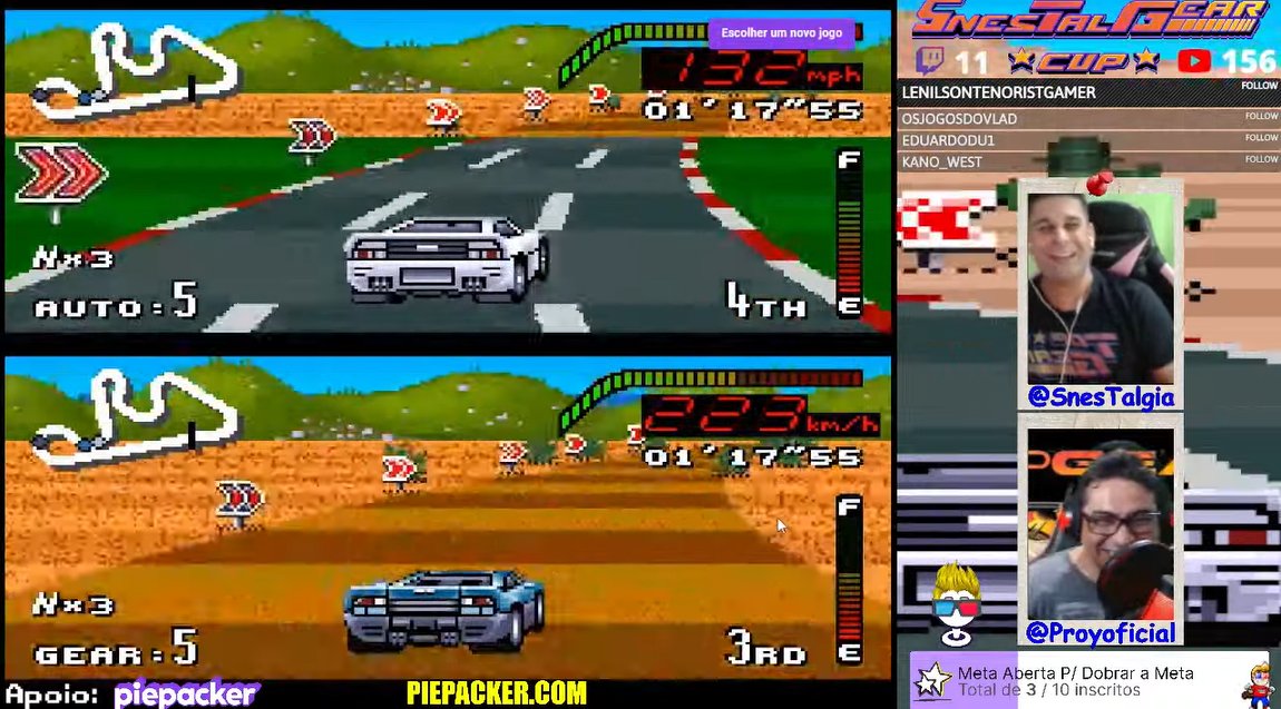 Muito obrigado @PiepackerBR por proporcionar um momento único para a comunidade de jogos Retro, um campeonato de Snes online sendo narrado em tempo real sempre foi um sonho e realizamos isso hoje. Se liga no momento da emoção com nosso querido narrador @proyoficial