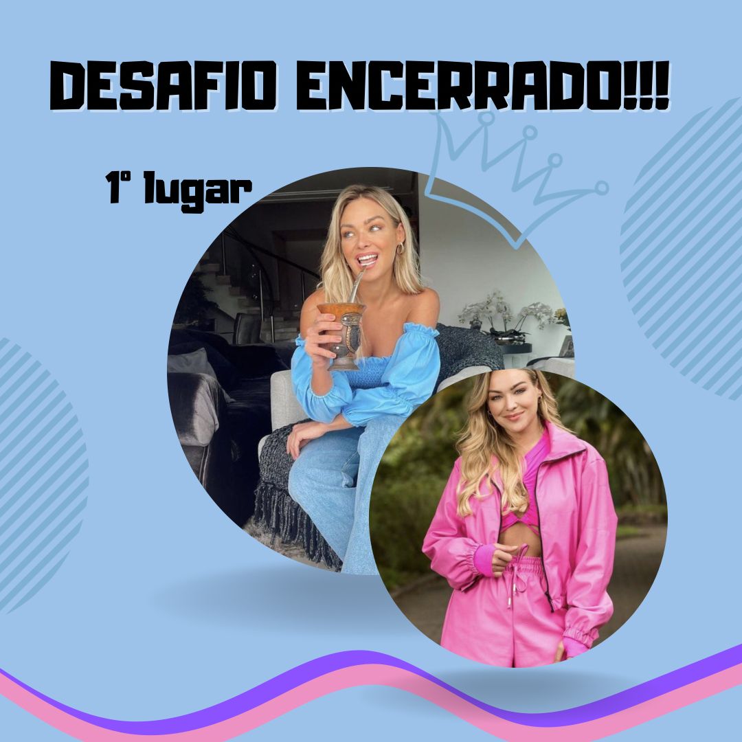 Time azul venceu a dinâmica de hoje! Com 820 comentários, obrigada pela dedicação, e obrigada também ao time rosa pela garra de sempre! 💙💗