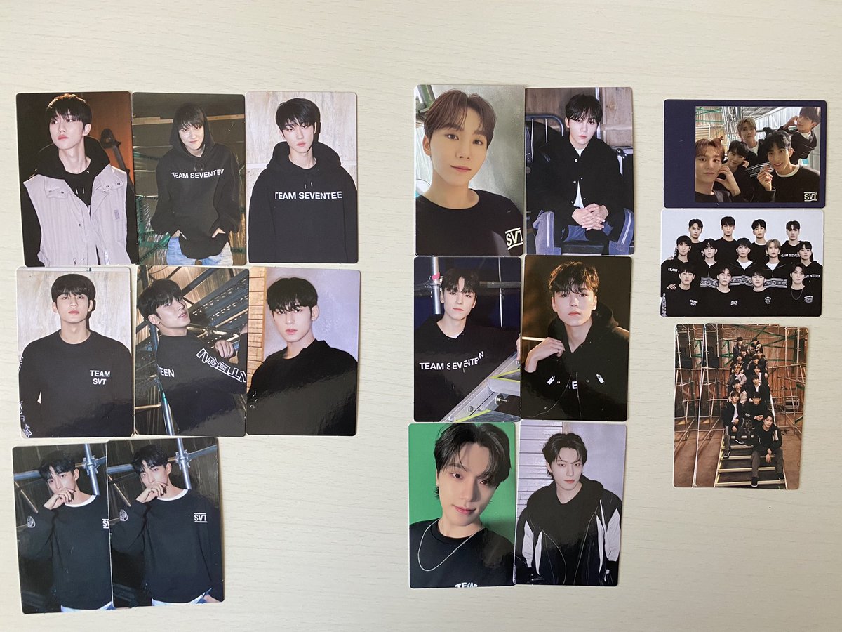 _nyaon6's tweet photo. SEVENTEEN CARATLAND ケレン　トレカ　交換

譲　エスクプス　スンチョル  ジョンハン　ジョシュア ホシ　ウォヌ　ウジ　ミンハオ　ディエイト　ミンギュ  ドギョム　スングァン　バーノン  ディノ

求　ジュン　💕

郵送のみ💌
まとめて交換出来る方優先
お心当たりのある方はリプお願いします🙇🏻‍♂️ https://t.co/GLKF95QSaO
