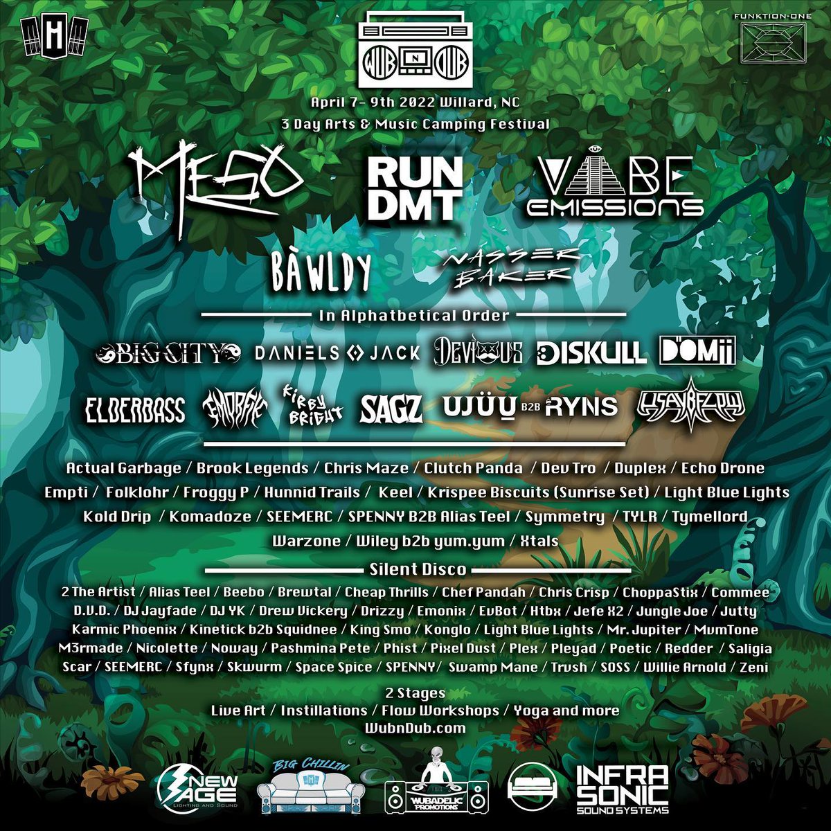 StationUDG's tweet photo. Daily Schedule for Wub N Dub Arts &amp; Music Festival  NEXT weekend in Willard, NC 🔊📋🙌
https://t.co/9mVNvWZZu2 https://t.co/PcHwdDRn2d
