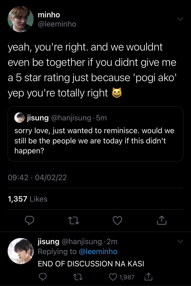 KNOWVACANE's tweet photo. a #minsung one tweet au wherein... https://t.co/NHxOceoSK0