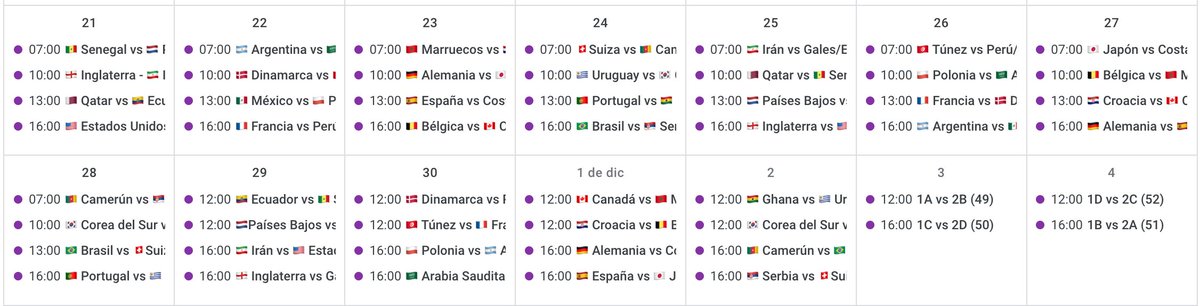 matiasbaldo's tweet photo. Voy con el aviso parroquial de cada gran cita: armé el calendario de Qatar 2022 para Google Calendar. 

Este es el link: https://t.co/kOm21vSsl9 

Con hacer click, debería agregarse automáticamente. Recomiendo hacerlo desde la computadora. https://t.co/K9ca57Zl3b