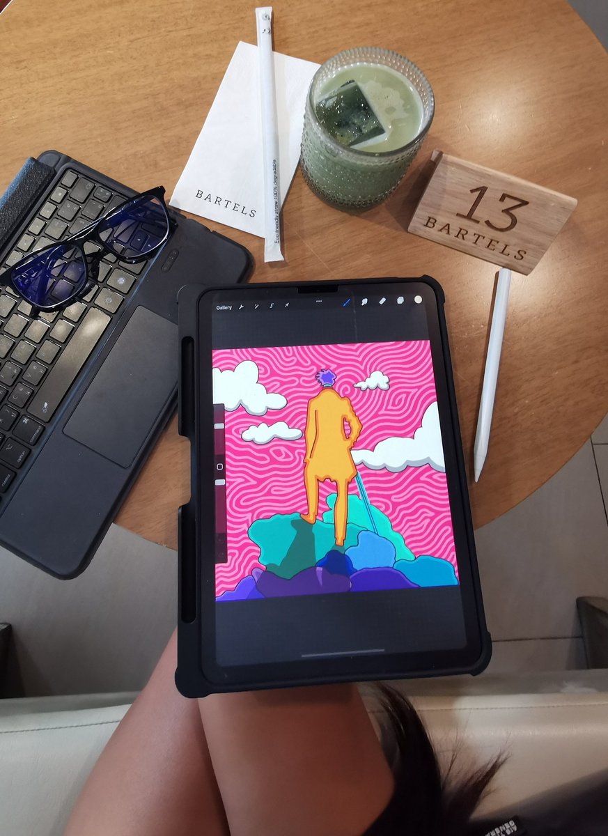 lostparadiseTH's tweet image. Gm from the forever sunny #Bangkok 🌞

Start my 7 am with #vegan matcha latte, #Modjo, and one of my most favourite things to do in the world 🎨

Planning to launch my first collection soon 🥰

#gm #nftgirl #museumsbackdoor #NFTTHAILAND #WomenInNFTs