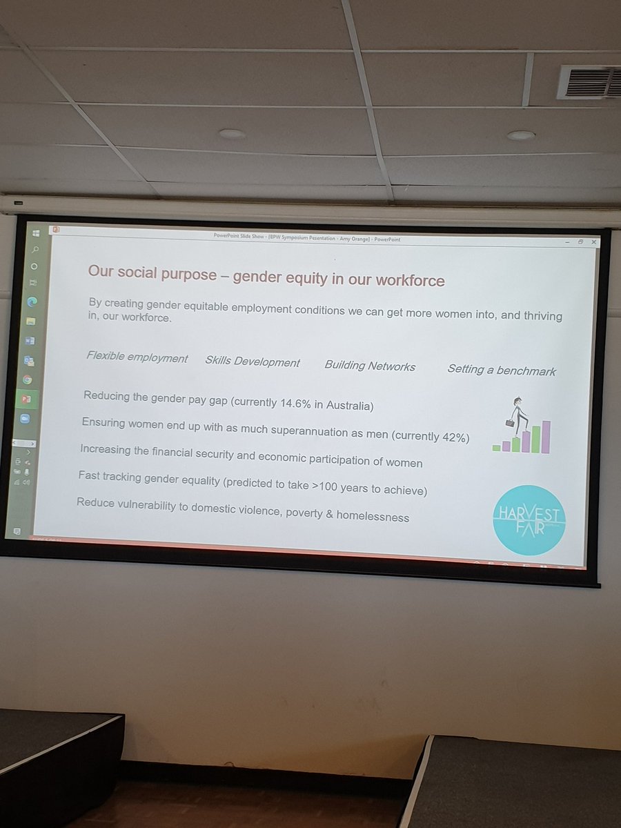BPWMelb's tweet photo. .@amyorange85 sharing experiences, learnings, challenges of starting a social enterprise. @HarvestfairAU has set her on a journey that's making a difference in the lives of other women in business
#EmpoweringWomen #SeeWhatWomenCanDo #BPWAustralia #PassionAndPurpose #BPWAConf2022 https://t.co/3DEZJ4vLJ1