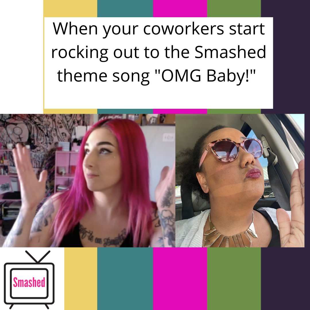 Happy Friday! Just can't stop dancing to the Smashed theme song by BECA, "OMG Baby!" It is true we rock out to in now and again at work! #smashed #composer #friday  #film #hirethesewomen #womenfilmmakers #dancing #music #smashed #womeninmedia