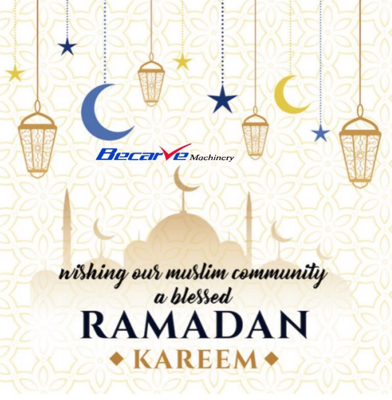 becarve2015's tweet photo. Wishing you and your families a blessed month of peace,health and prosperity. 
  ——From Becarve Machinery Lucy https://t.co/iDgsVOFOyU
