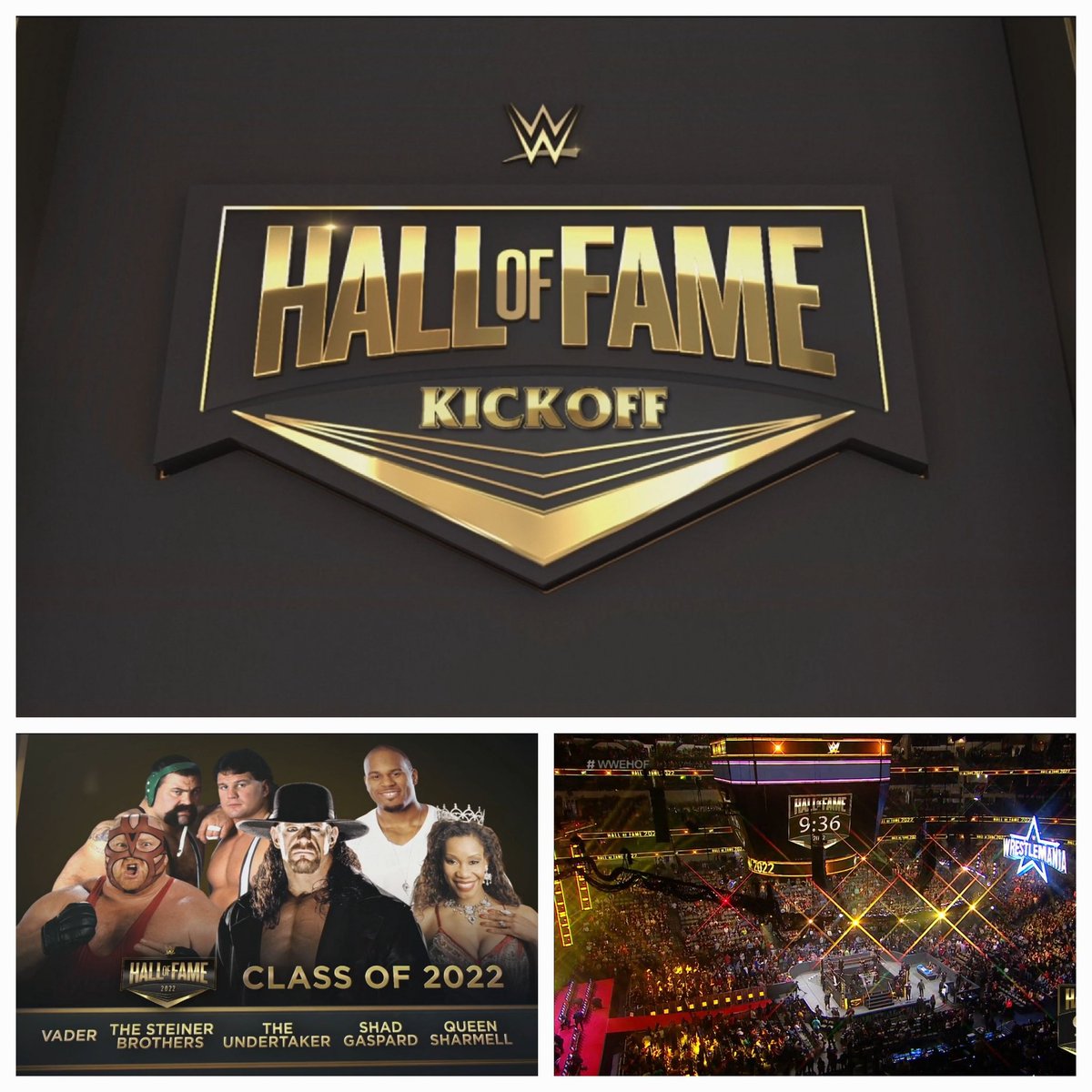 skettcher's tweet photo. Y comienza... #WWEHOF 
En @WWENetwork https://t.co/IUJPsCN9Bg