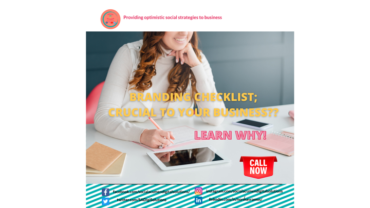 SADigiSolutions's tweet photo. Your brand is the face and voice of your business. Need help in creating one? Book a call now!️ 🗓️https://t.co/nnEBn332Yo

#socialacumen #marketingtipsforbusiness
#socialmediamarketingtips #socialmediamanagement https://t.co/fDJ2setxEr