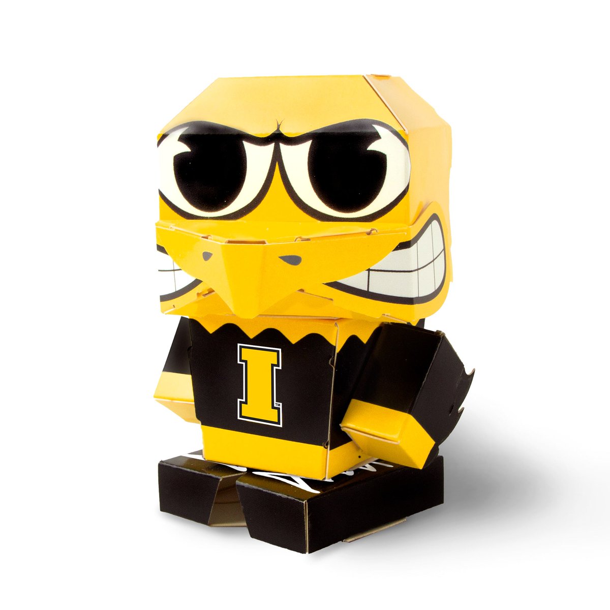 CublesCo's tweet photo. New Cuble alert! Herky the Hawk is the mascot of the University of Iowa Hawkeyes! For each one we sell we donate a dollar to University of Iowa Stead Family Children’s Hospital! https://t.co/SMmaafNMGN #Hawkeyes #BigTen #madeinusa #Cubles #herkythehawk #STEM #universityofiowa https://t.co/ErggHFEV0I