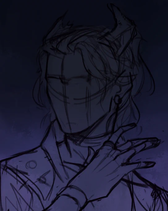 (wip) literally the best character design I hope I do him justice 