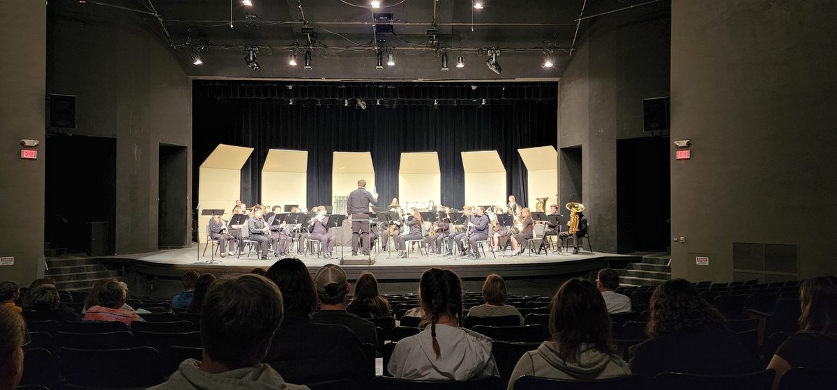 Great concert tonight by SAU orchestra &amp; band.  Shoutout to music ministers Maria Frommelt on violin and Jacob Le on clarinet and Campus Ministry work study, Katherine Greening on percussion; and Peer Campus Minister, Kasey Campagna on clarinet.