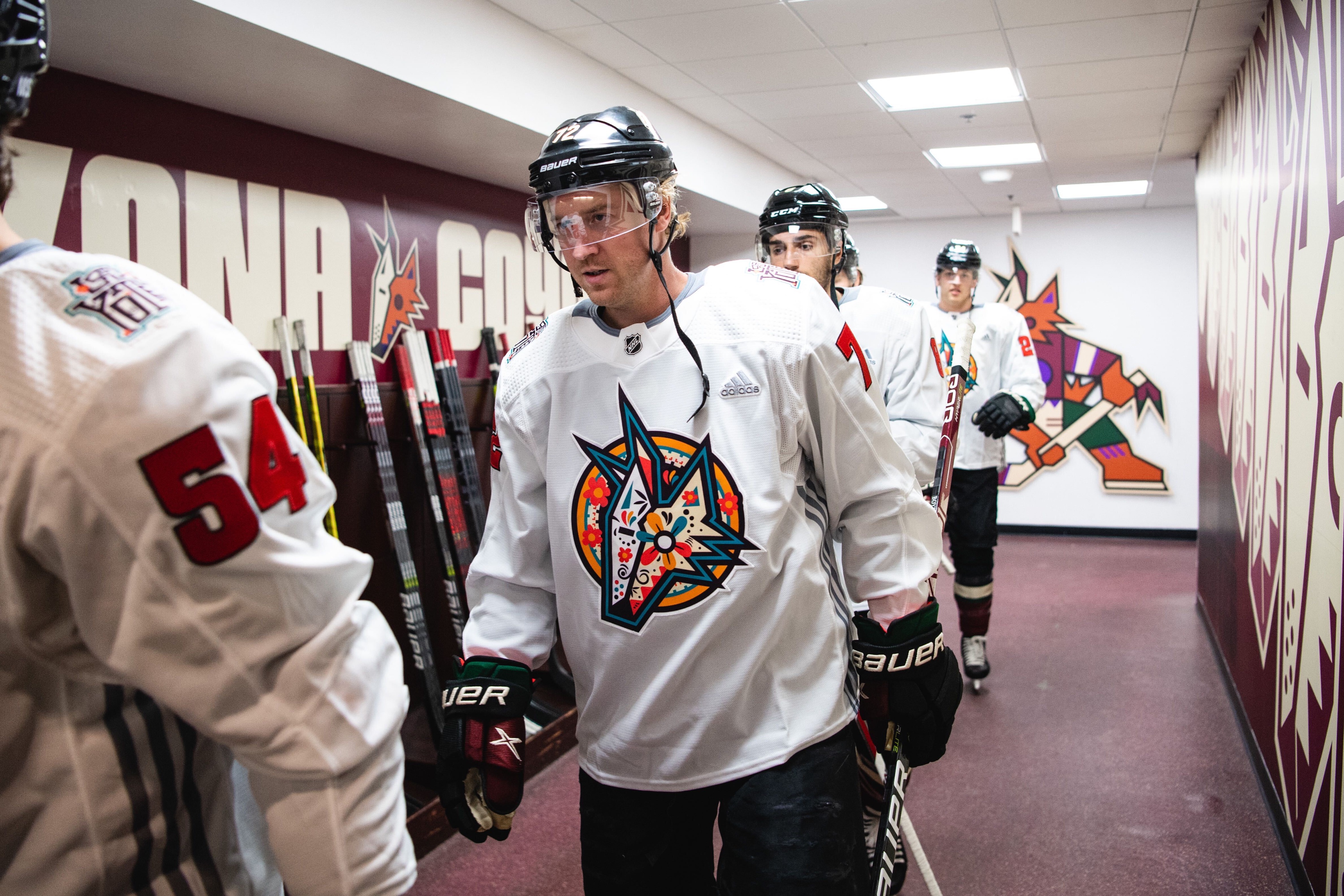 Arizona Coyotes on X: Our Los Yotes Night jersey auction is now open! 🌸  Bid now until halfway through the third period for your chance to take one  home:   /