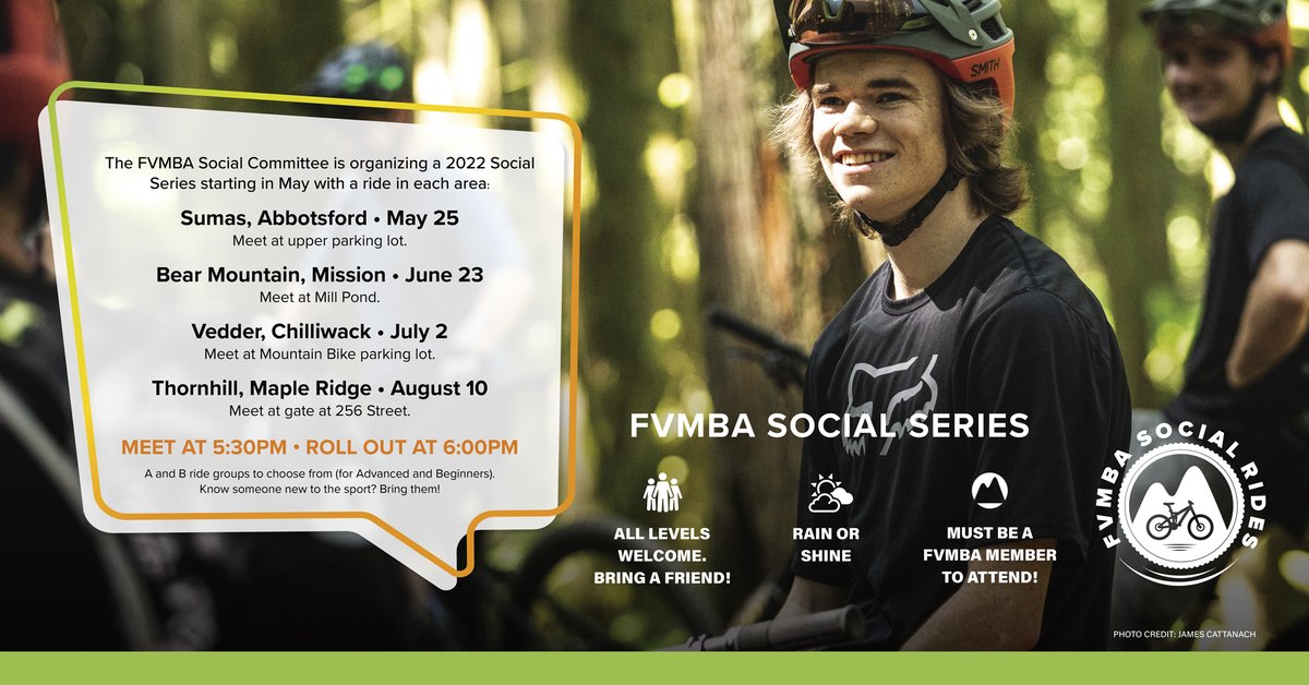 fvmba's tweet photo. Meet your new FVMBA Board of Directors; we are hiring a summer trail crew, apply now; upcoming social series, save the dates; registration is open for the Vedder Mountain Classic; and more... - https://t.co/CJEuuOG1uM https://t.co/UmC8AmmS5Y