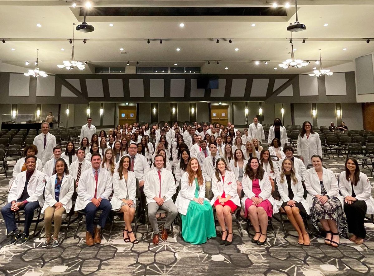 Tonight, the UGA College of Pharmacy celebrated the PharmD Class of 2023’s Pinning Ceremony, marking their transition from classroom studies to professional training.

We are #PharmDawgProud of the Class of 2023!