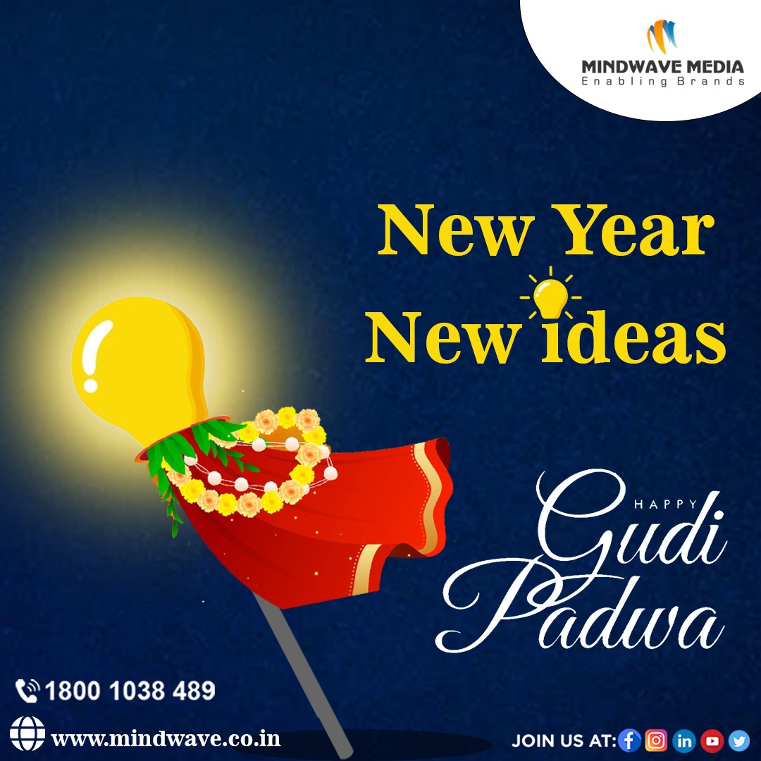 New Year, New Ideas & New Beginnings. Happy Gudi Padwa from Mindwave Team!

#happygudipadwa #newyear #newyearwishes #hindunewyear #maharashtriannewyear #mindwavemedia #digitalmarketingagency #digitalservicies #ruraladvertising #ruralagency #btlactivations