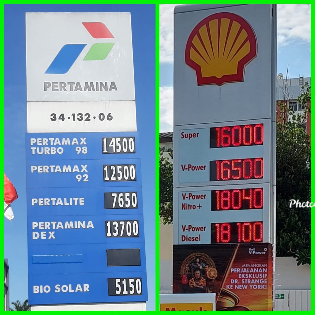 Mau isi BBM hari ini ke SPBU Swasta dan Pemerintah. Perbandingan harganya jauh banget antara harga pasar versus harga subsidi.

Harus diakui Pemerintah masih mau bantu kelas menengah utk "nafas" sejenak dari harga BBM dunia yang sedang on fire