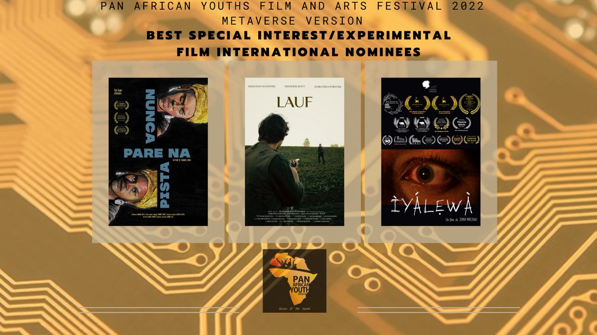 -Never Stop on the Highway/Director Thamires Vieira/Brazil

-LAUF/Director Laudika Thanky Hamutenya
/Germany

-Ìyálewà/ Director Joana Marinho/ Brazil